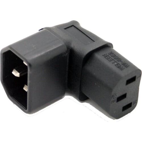 Right Angled IEC Adapter Up Angled IEC 320 C14 To C13 For LCD/LEC TV Wall Mount,5pcs/lot