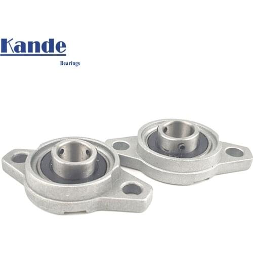 2pcs KFL08 8mm Zinc Alloy Mounted Block Cast Housing Self-aligning Pillow Bearing KFL