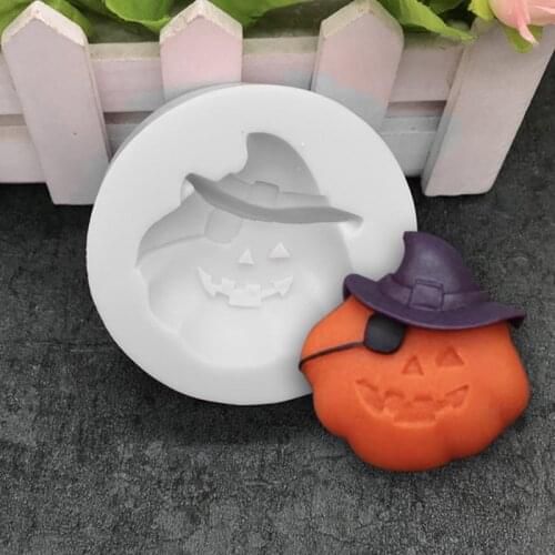 Halloween pumpkins silicone resin mold 3 d art soap making the aroma candy cake bakery kitchen home decoration arts and crafts