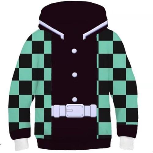 Anime Demon Slayer Kimetsu no Yaiba Kamado Tanjirou Hoodie Sweatshirts Tomioka Giyuu Pullover Coat Jacket