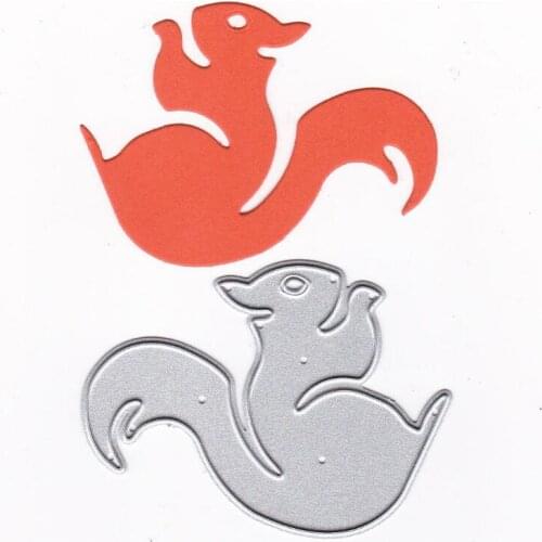 Animal Cute Squirrel DIY Metal Cutting Dies Scrapbooking Album Photo Embossing Crafts Paper Cards Envelope Invitation Decor