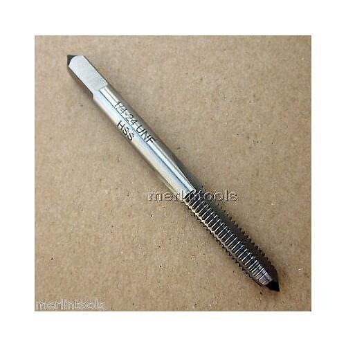 1/4" - 24 HSS Right hand Thread Tap 1/4 - 24 TPI
