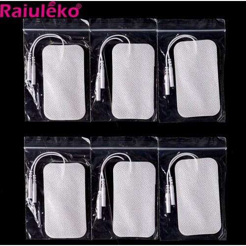 20Pcs 5*9cm Electrode Pads Physiotherapeutic Patches Replacement for Tens Massagers Machine Electronic Muscle Stimulator