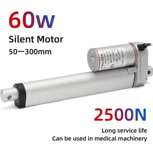 24V Linear Actuator DC Electric Actuator Metal Gear Motor 50mm 100mm 150mm 200mm Stroke For Open Close Car Trunkp Doors Windows