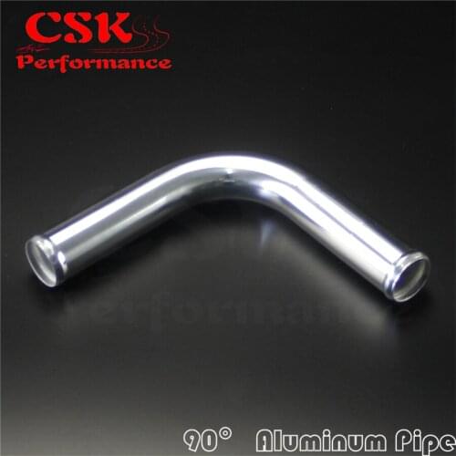 35mm 1 3/8" inch 90 Degree Aluminum Turbo Intercooler Pipe Piping Tubing Elbow 90 Degree OD:35mm 1 3/8" inch Length 300mm