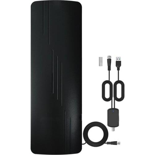 New Technology Amplifiered Indoor Outdoor TV Antenna,Digital HD Antenna 36Ft Long Detachable Coax Cable Support TV