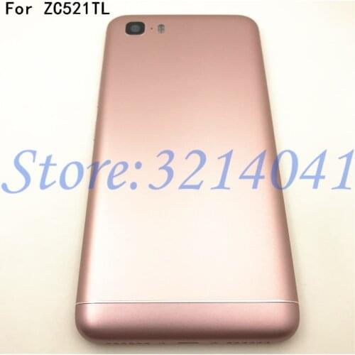 Top Quality New 5.2" For Asus zenfone 3s max ZC521TL X00GD Battery Cover Door Back Rear Cover With Power Buttons+Logo