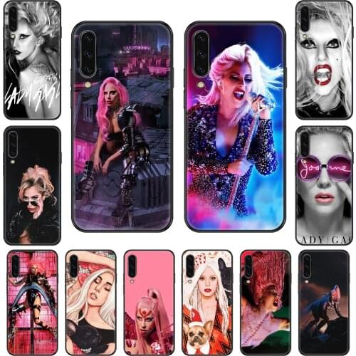 Singer Lady GAGA Phone case For Samsung Galaxy A 3 5 8 9 10 20 30 40 50 70 E S Plus 2016 2017 2018 2019 black trend hoesjes 3D