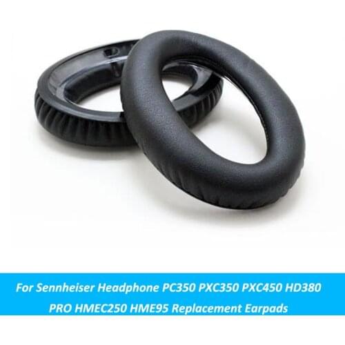 Replacement Black Ear Pads Cushion For Sennheiser PC350 PXC350 PXC450 PRO HMEC250 HME95 Earpads Parts headphones