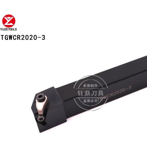 CNC tools External Turning Toolholder YUZETOOLS Cutting-off Grooving Turnning Tools TGWCR2020-3