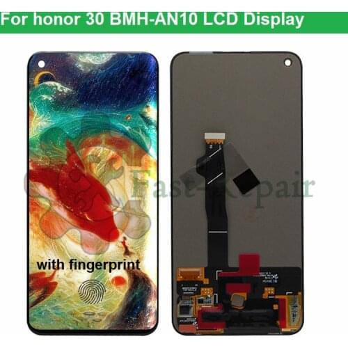 Original 6.53'' Display Replacement For Huawei honor 30 BMH-A LCD Touch Screen Digitizer Assembly For Huawei Honor 30 LCD screen