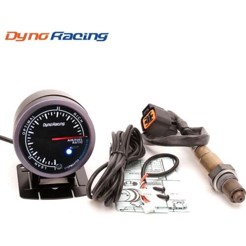 Dynoracing 60mm 12V Auto Car Air Fuel Ratio Gauge & Narrowband O2 Oxygen Sensor REAR LOWER For 03-10 Hyundai Kia 2.0L