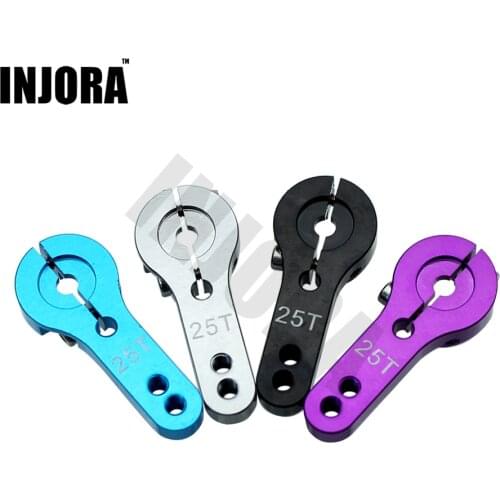 INJORA 35MM 25T M3 Metal RC Tooth Steering Half Servo Arm for RC Car Parts