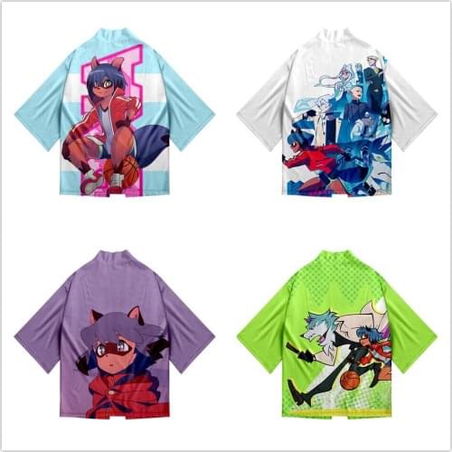 BNA BRAND NEW ANIMAL 3D Printing Japanese Kimono Haori Yukata Cosplay Women/Men Fashion Short Sleeve Streetwear Jackets Clothes