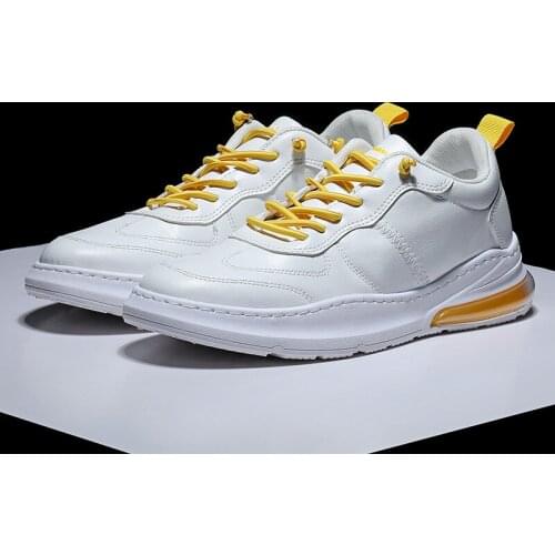 VastWave Microfiber Air Cushion Shoes Man Sneakers Flats Slip Resistance Casual Mens Shoe Lace Up For Male Canvas Leisure Shoes