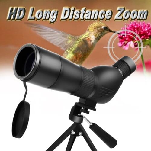 Powerful Monocular Telescope 15-45X60mm Spotting Scope Long Range Spyglass BAK4 Prism HD Telescope for Hunting Bird Watching
