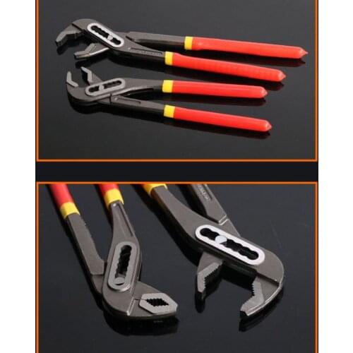 Pliers Set - 8/10/12Inch Water Pump Pliers Quick-release Plumbing Pliers Havy Duty Straight Jaw Groove Joint Plier Manual Tools