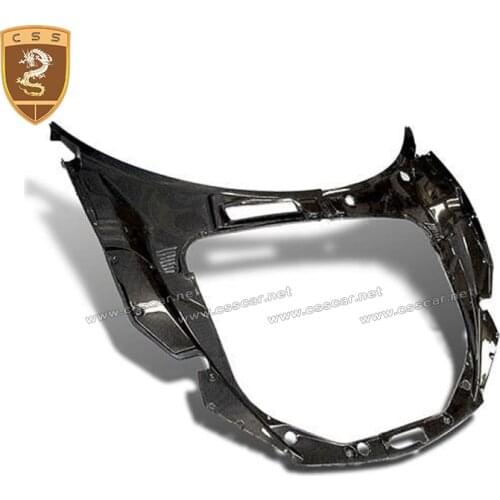 Carbon Fiber Interior Trim For Ferrari 458 11-14 Head Storage Compartment Decoration Car Styling Auto Accessories