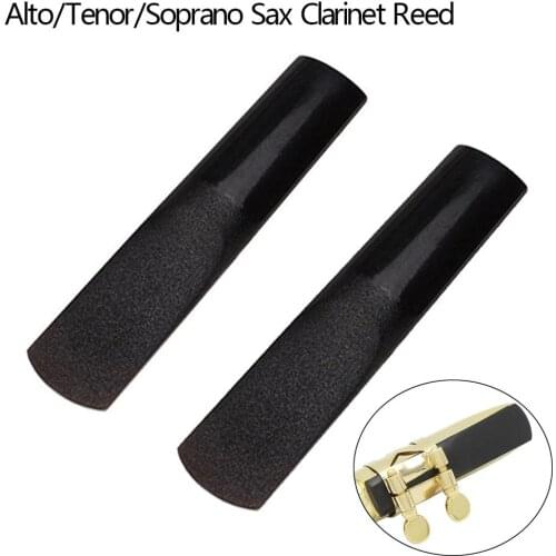Professional Saxophone Resin Reeds Strength 2.5 for Alto / Tenor / Soprano Sax Clarinet Reeds Part Accessories