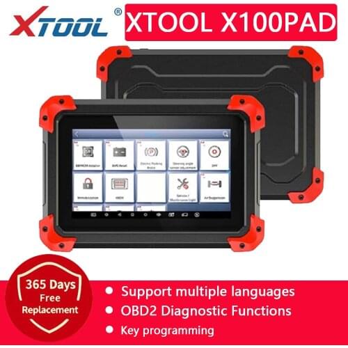 XTOOL X100 PAD Mileage Adjustment Key Programmer OBD2 Diagnostic Scanner Automotive Code Reader PIN Code Reading For Chrysler