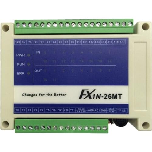 PLC industrial control board 26MT FX1N programmable industrial control FX2N high-speed pulse 2 axis 100K output