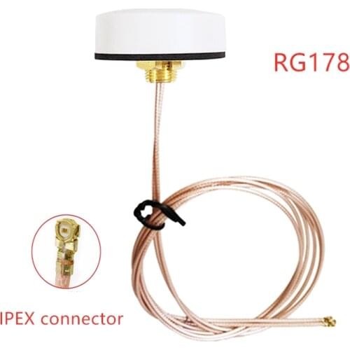 IPEX connector RG178 4G 2.4G GSM GPS BD 433MHz combined antenna for minipcie module EP06-E SIM7600 series dual mode positioning