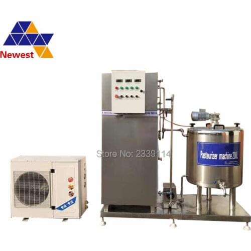With Compressor dairy milk pasteurizer machine, mini milk pasteurizer machine , 100L pasteurization of milk machine
