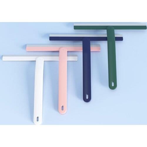 Kitchen Bathroom Squeegee Glass Wall Brush Window Wiper Cleaner with Handle Household Cleaning Tools Window Cleaning Tools