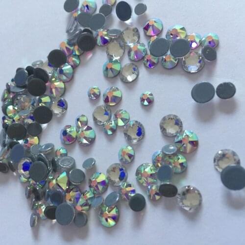Ss10 ab hot fix rhinestones 1pack, ss16 ab hot fix rhinestone high quality