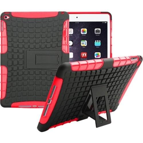 High Duty Armor Coque for iPad Air 2 Case A1566 A1567 Shockproof Silicon Hybrid Cover iPad Air 2 Shockproof Case