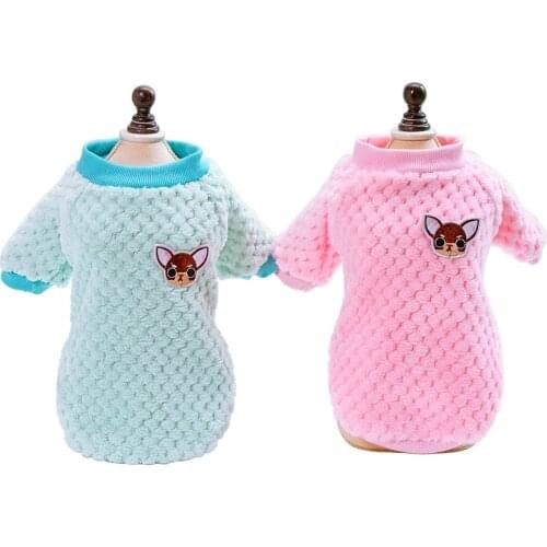 Winter Warm Dog Clothes Cute Pet Clothes For Puppy Dogs Chihuahua French Bulldog Soft Fleece Dogs Coat Jacket Pets Cats Clothing