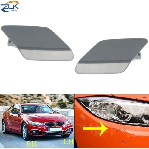 ZUK Front Head Light Lamp Washer Nozzle Cover Spray Case Cap For BMW 425 428 430 435 440 F32 F34 F36 2013 2014 2015 2016