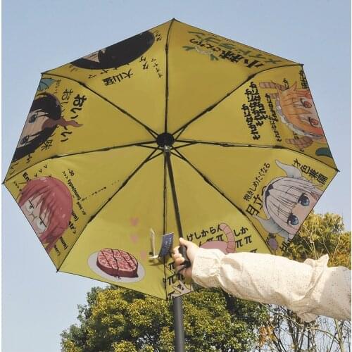 1pcs Anime Cartoon Kobayashi-san Chi no Maid Dragon on Printed Umbrella Sun Rain Sunshade Umbrella Cosplay Prop Decor Boy Girl