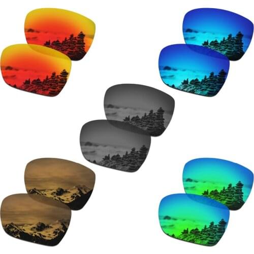 SmartVLT 5 Pairs Polarized Sunglasses Replacement Lenses for Oakley Catalyst - 5 Colors