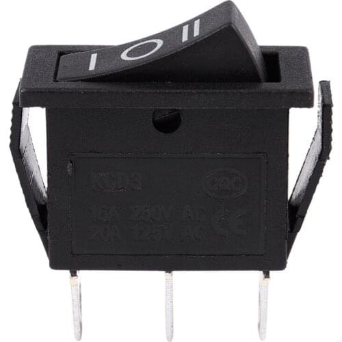 AC15A/250V 20A/125V 3 Pin SPDT ON-OFF-ON 3 Position Snap Rocker Switch CNIM Hot