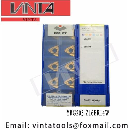 Free shipping high quality 10pcs/lots YBG203 Z16ER14W cnc carbide threading inserts