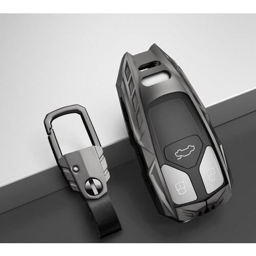 Car Key Cover Case Shell For Audi A6 A5 Q7 S4 S5 A4 B9 Q7 A4L 4m TT TTS RS 8S 2016 2017 2018 car accessories for girls
