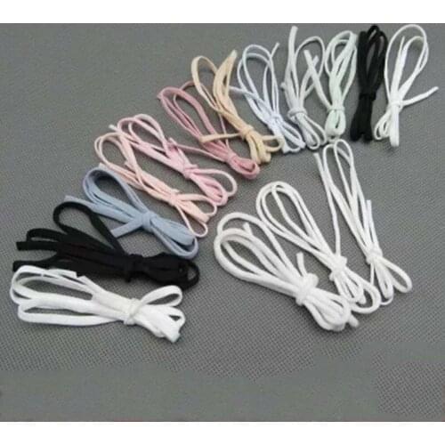 For masks 10m/Lot Colorful Soft With Core Round Flat Elastic Rope Rubber Band Line DIY Sewing Accessor