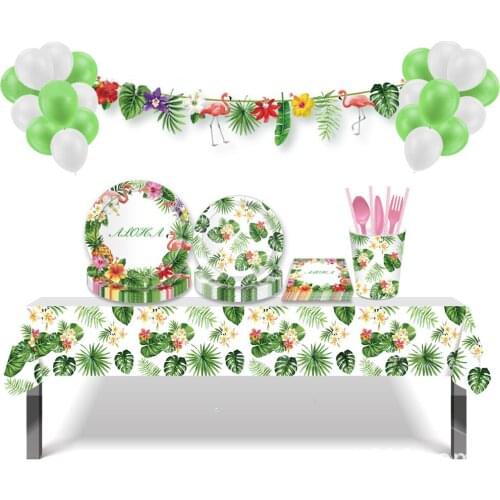 Flamingo Parti Tableware Hawaii Party Decor Lets Flamingo Birthday Decor Festa Flamingo Decor Happy Summer Birthday Party Decor