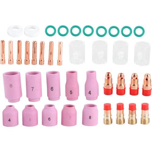 Torch Gas Lens Wilder Nozzle /Set Welding Nozzle Torch TIG Gas Lens Welder Tip for WP‑171826 Repairing Tool Torch Nozzle