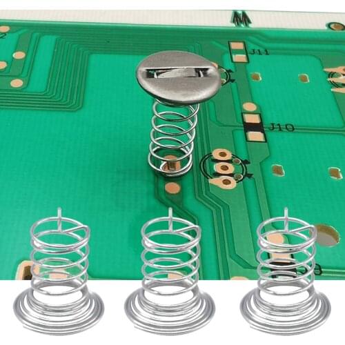 FINEWE PX Induction Nickel Plated PCB Touch Spring Switch Button Compression Spring For Home Appliances