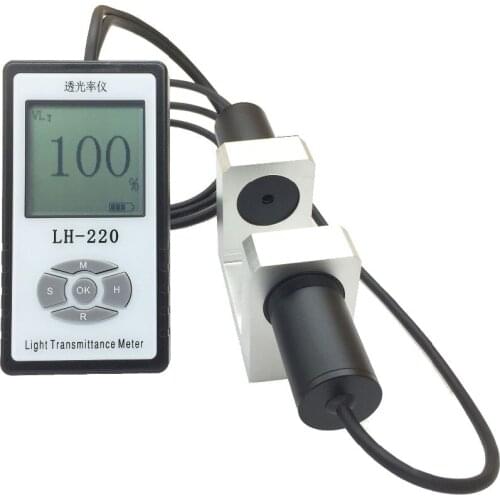 Intelligent Light Transmittance Meter Transmission Tester Automotive Glass Lens Sun solar film PVC Statistics Graphical Report