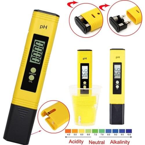 PH Meter TDS EC Meter Digital LCD Water Testing Tools Pen Purity Filter Hydroponic PPM Water Quality Detector Dropship