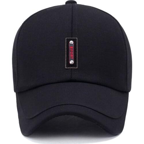 Snapback Cap New Clothing Cloth Baseball Cap Casual Middle Aged Sun Hat Splicing Brim Old Man Hat Mens Fashion Hat