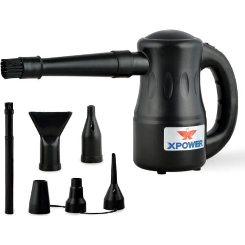 XPOWER Mini Air Duster Pet Dryer Blower Vacuum Air Blower for Dust Blowing Dust Multi-Use Electric Computer Clean Power Tool
