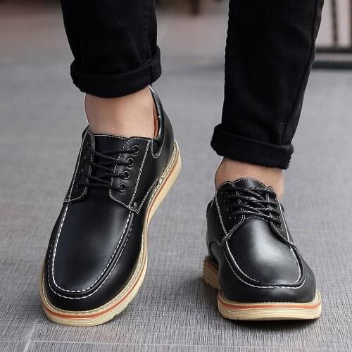 Spring and autumn mens casual shoes Korean version of soft-soled youth shoes, tooling shoes and business shoes