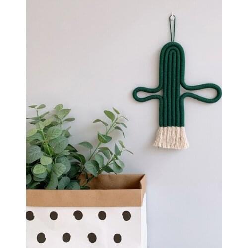 Handmade Cactus Hanging Decoration Childrens Room Pendant Party Holiday Wall Decoration
