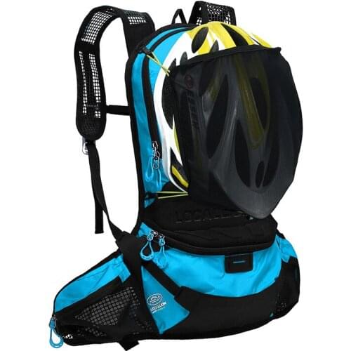 Polyester Men Women Outdoor Sport Cycling Backpack Mochila Rucksack Bicycle Bike Bag Travel Running Trekking Hiking Camping Bag