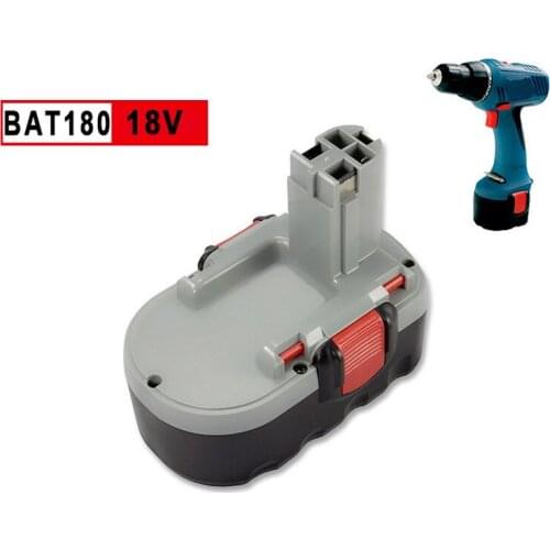 18V 3.5Ah Replacement Power Tool Battery for Bosch 2 610 909 020 BAT025 BAT026 BAT160 BAT180 BAT181 BAT189 2 607 335 680 1644K