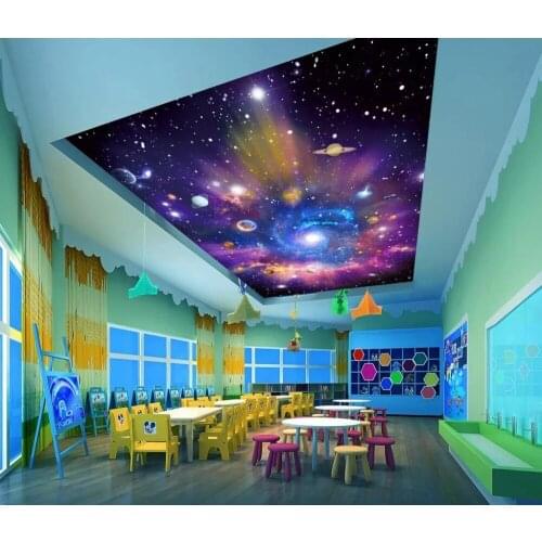 Modern 3D Photo Wallpaper sky Wall Papers Home Interior Decor Living Room Ceiling space ceilings